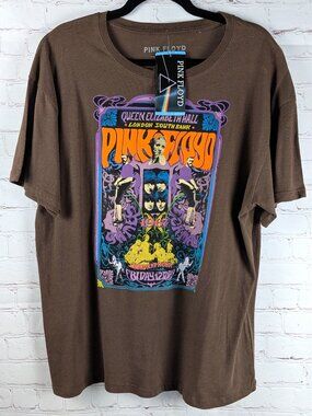 NEW Pink Floyd Psychedelic 60s Concert Graphic Tee L